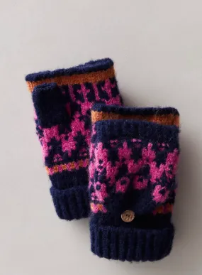 First Frost Fairisle Gloves - Navy/Marin