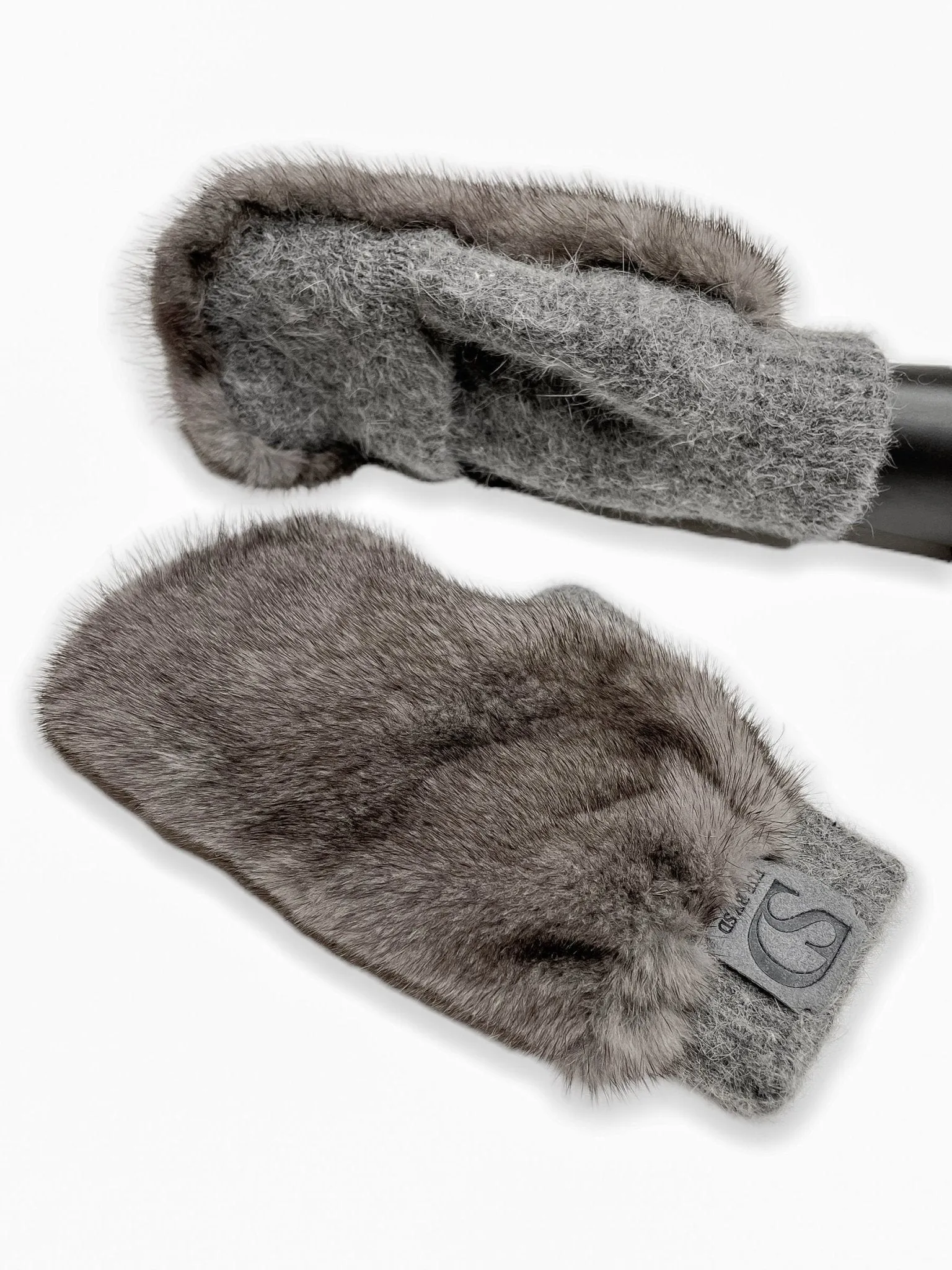 Flip Top Mink Fur Gloves