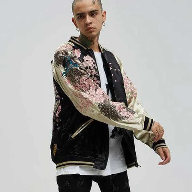 Floral Bomber Jacket