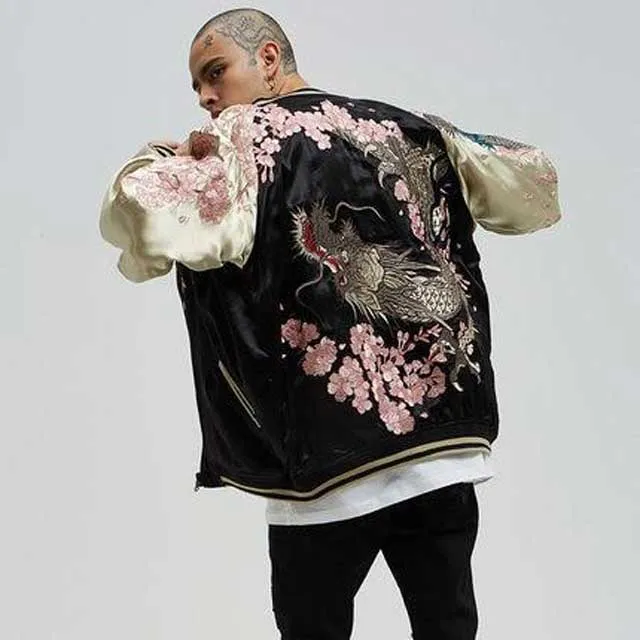 Floral Bomber Jacket