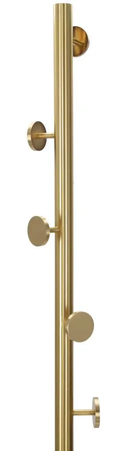 Golden Metal Coat Rack