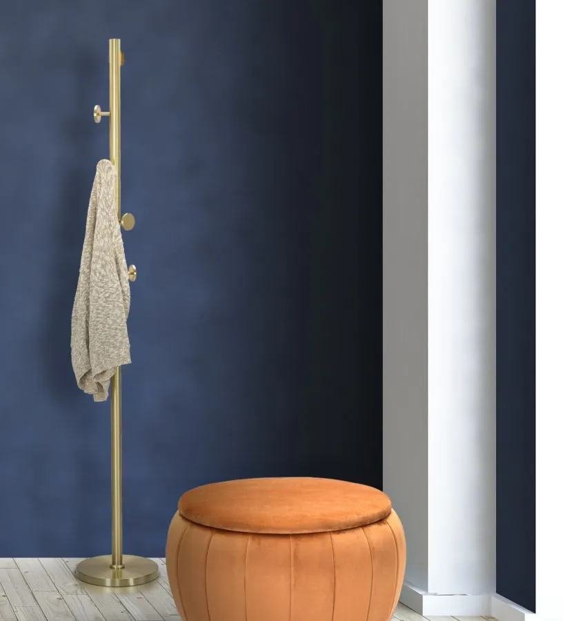 Golden Metal Coat Rack