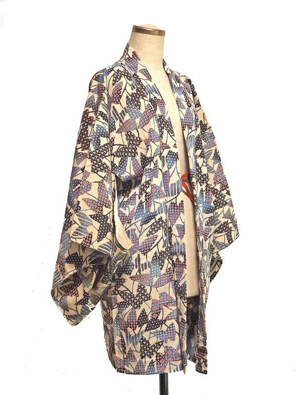 ha0068 haori - haorijJacket -   Japanese vintage jacket silk