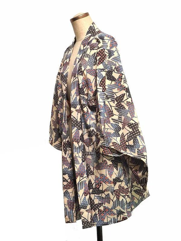 ha0068 haori - haorijJacket -   Japanese vintage jacket silk