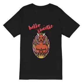 Hello Sweetie Short Sleeve V-Neck T-Shirt