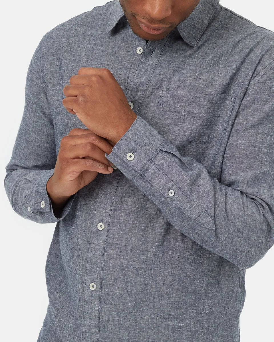 Hemp Button Front Shirt