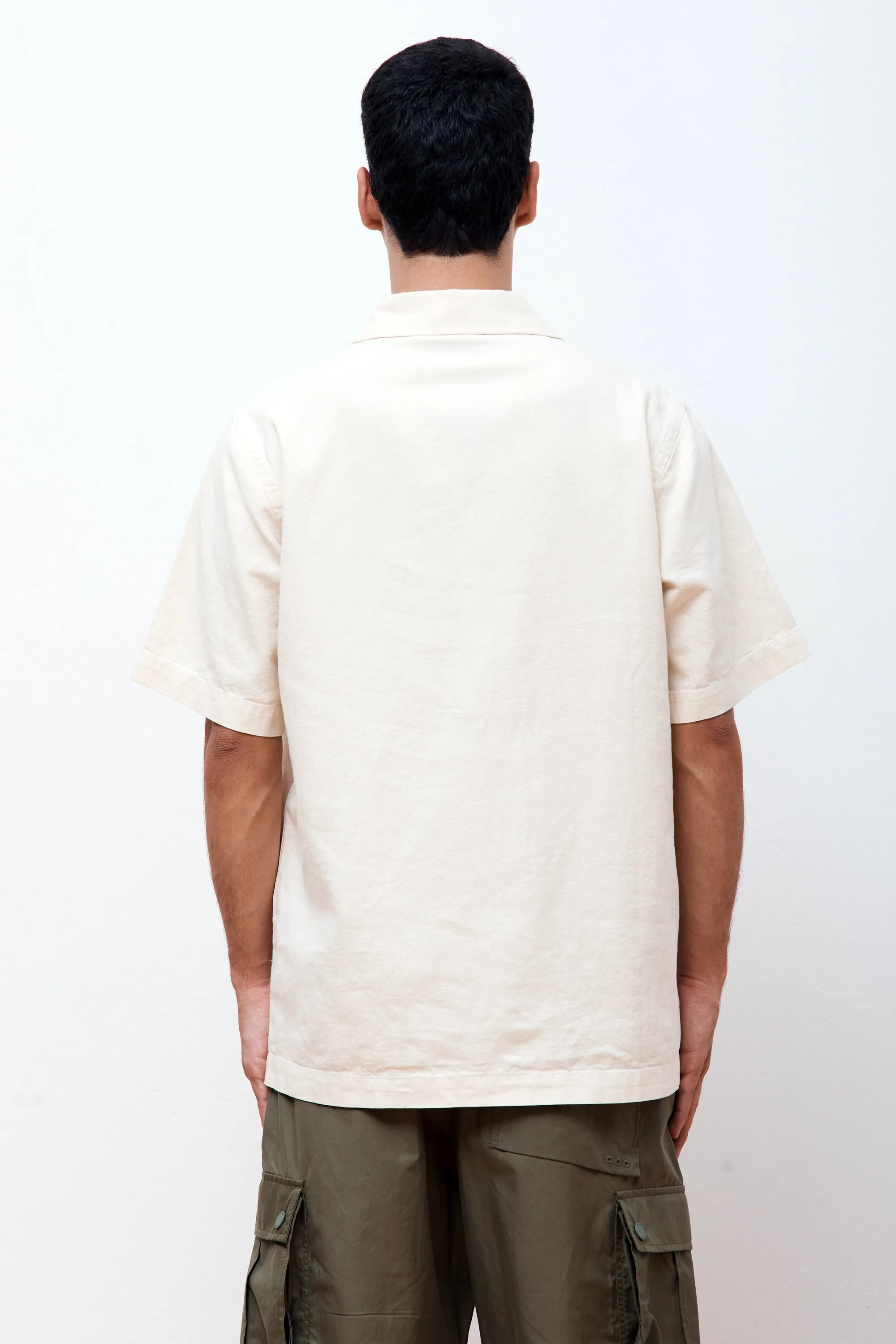 Hemp Camp Collar Shirt Ecru