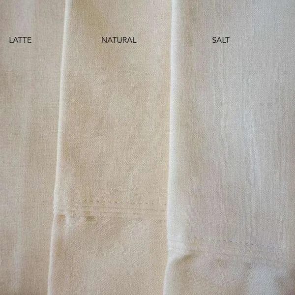 HEMP LINEN FITTED SHEET - 3 Colours