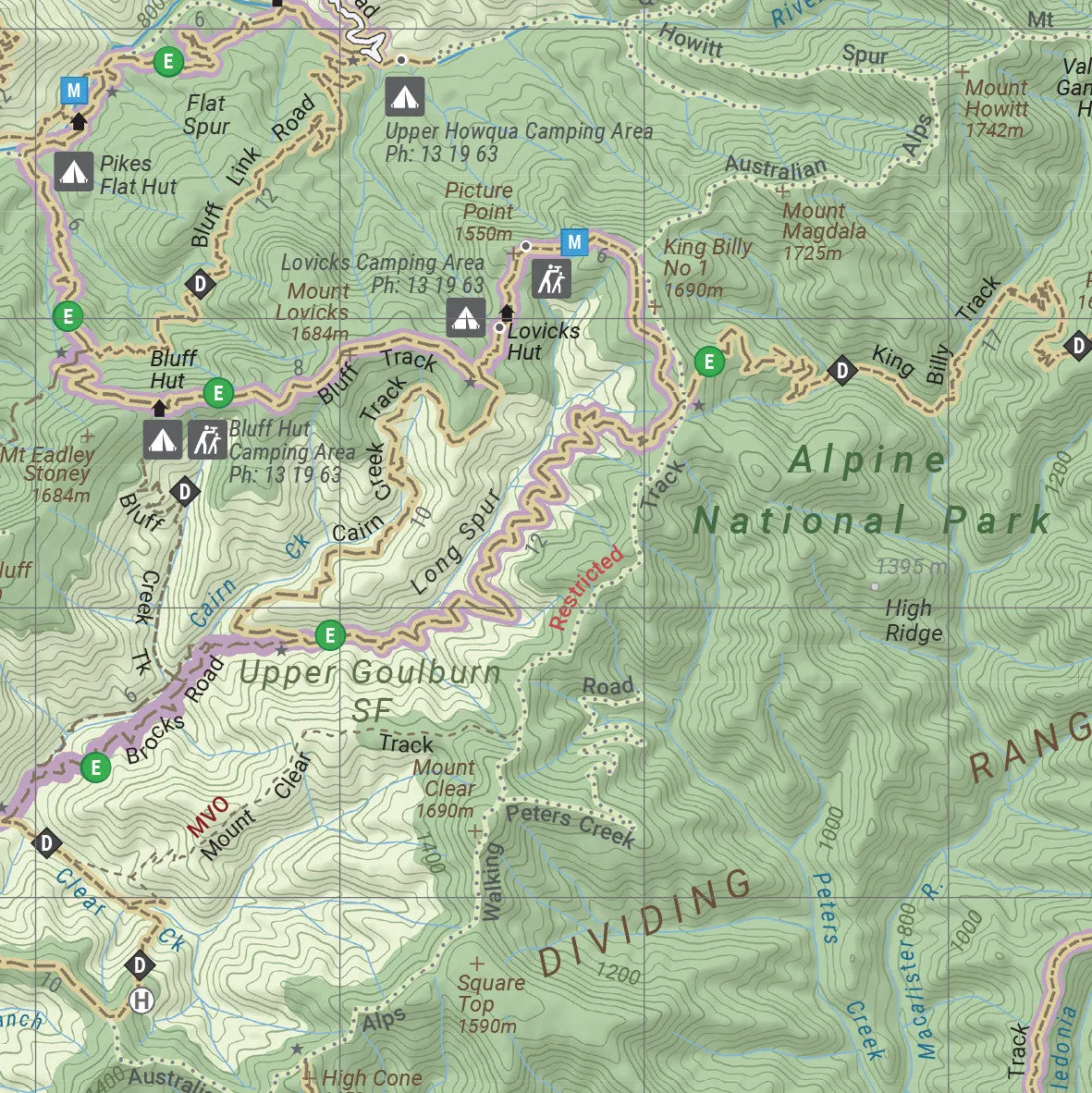 High Country Victoria Atlas & Guide Hema