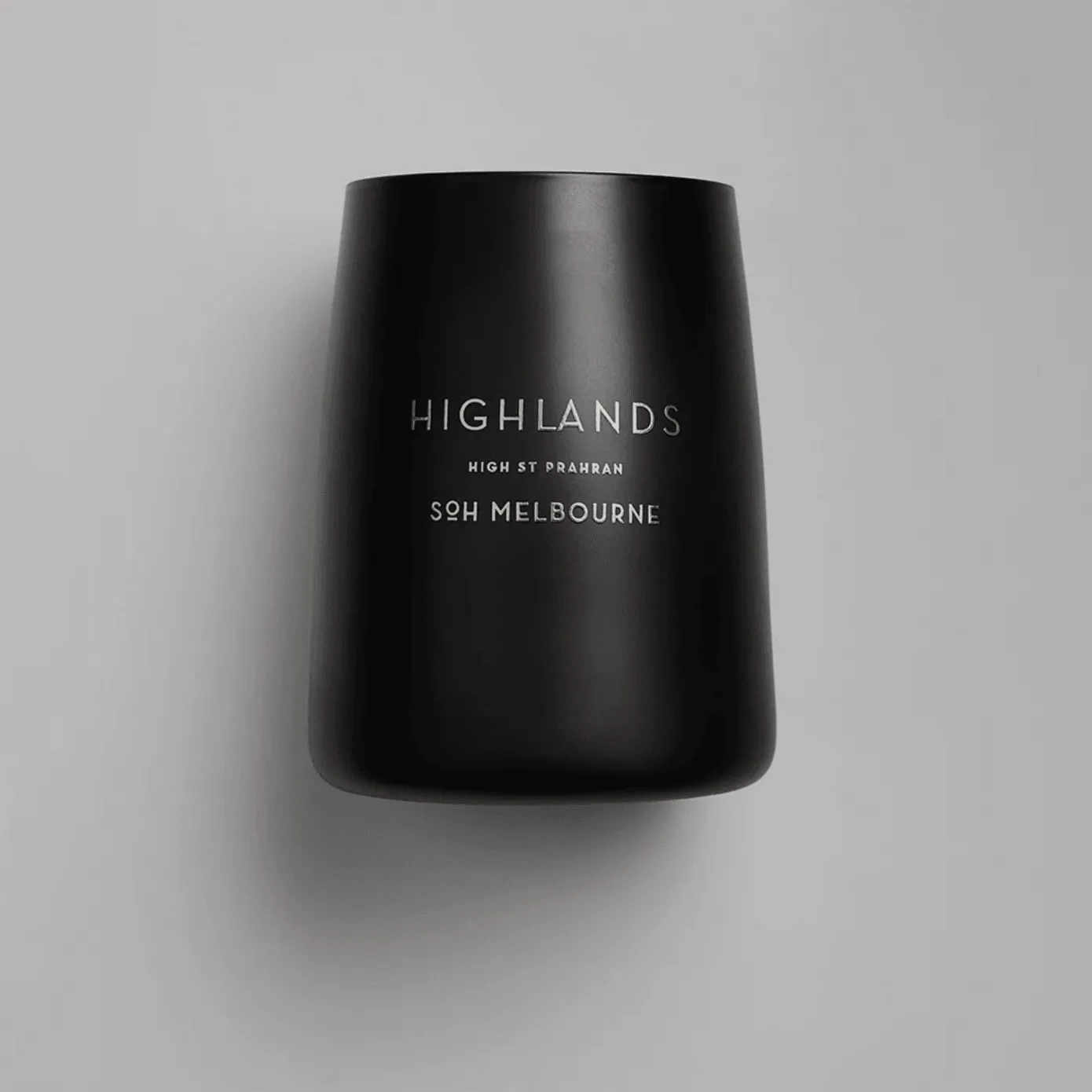 Highlands Candle | Black Matte Vessel