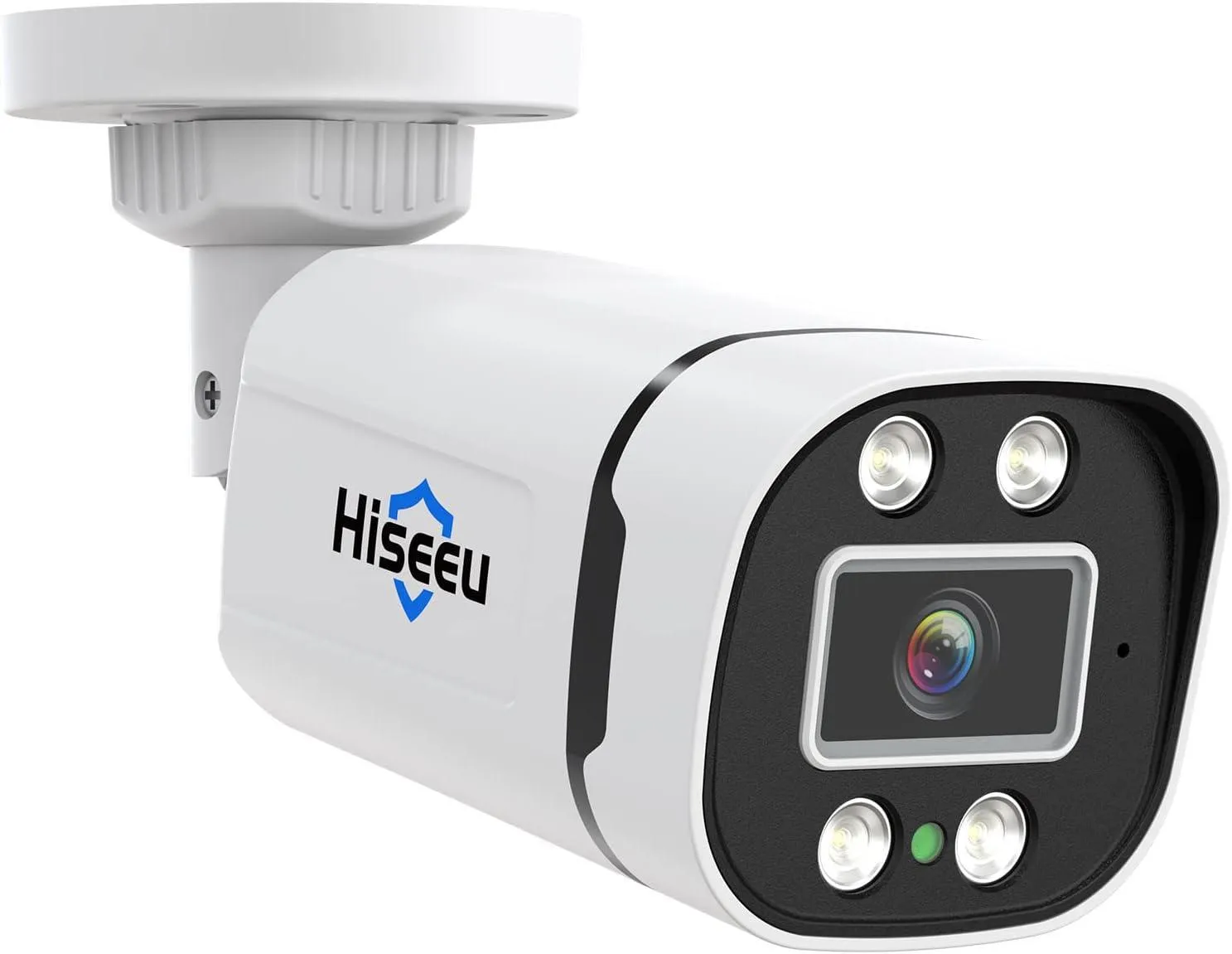 Hiseeu HD 5MP Analog/AHD/CVI/XVI 2560 TVL Wired Security Camera Outdoor for 5MP Analog Surveillance Dvr Kits, IP 66 Waterproof, Clear Night Vision up to 60ft, Remote Access