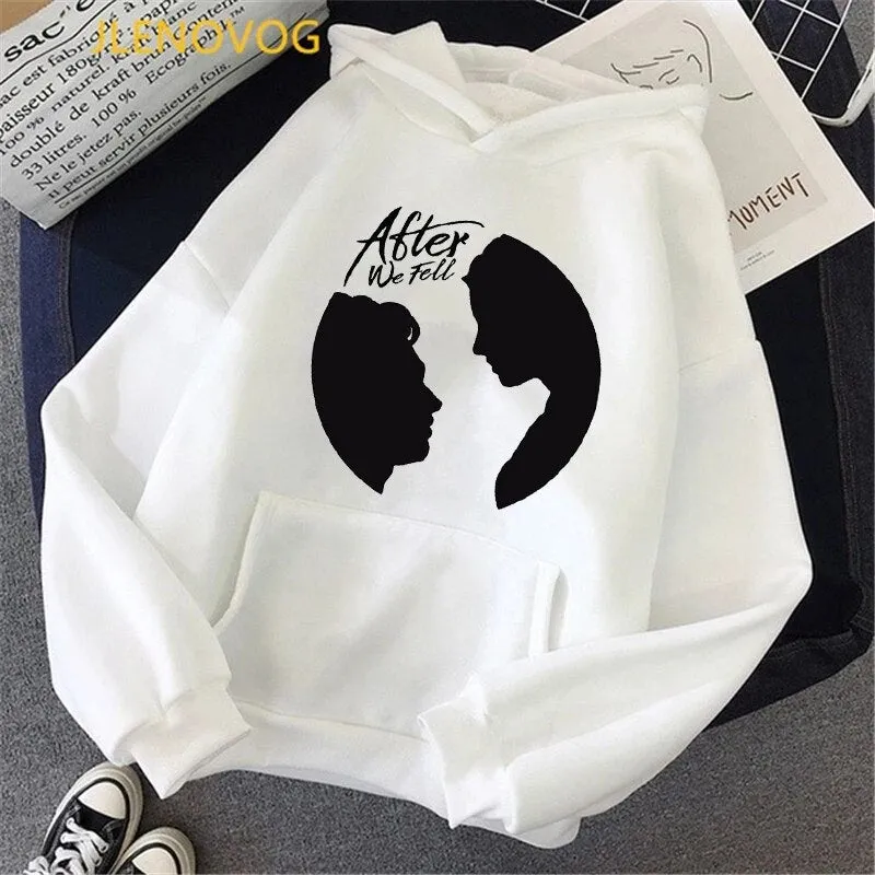 Hoodies Graphic Print T-Shirt Women Hoodies Clothing Long Sleeve Sweatshirt