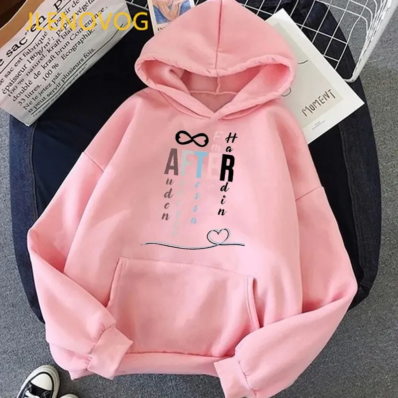 Hoodies Graphic Print T-Shirt Women Hoodies Clothing Long Sleeve Sweatshirt