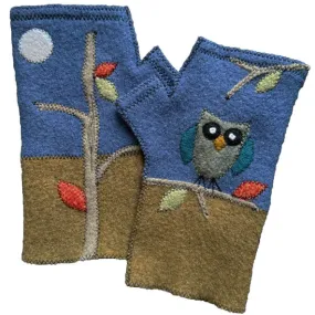 Hoot Fingerless Gloves