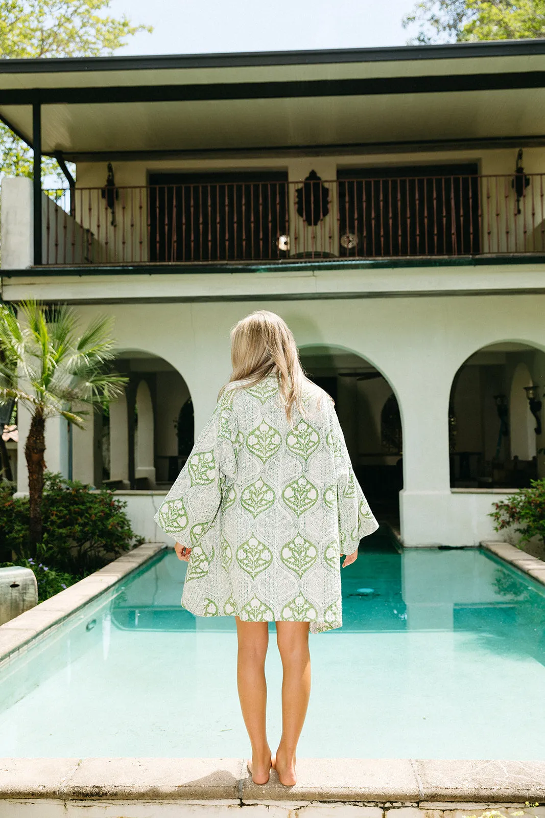 James Blanket Jacket - Rich Girl Green