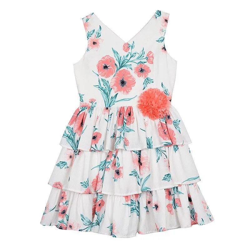 Janelle White Floral Dress