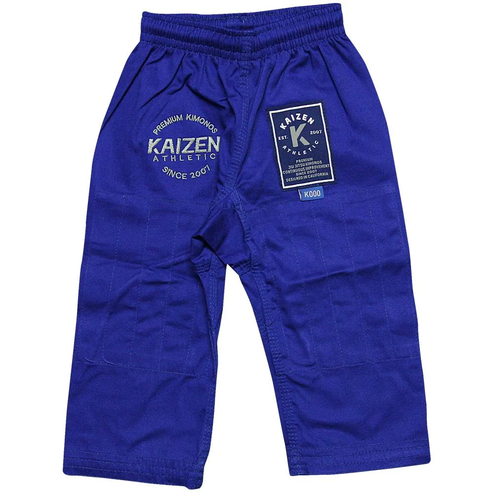 Kaizen Athletic Kid's Competitor Jiu Jitsu Kimono - BLUE (K000, K00, K0 Only)