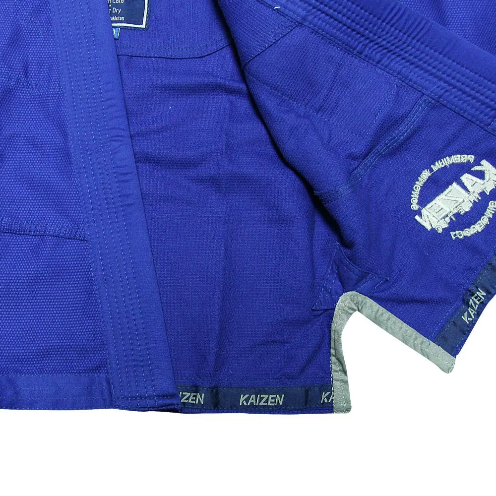 Kaizen Athletic Kid's Competitor Jiu Jitsu Kimono - BLUE (K000, K00, K0 Only)