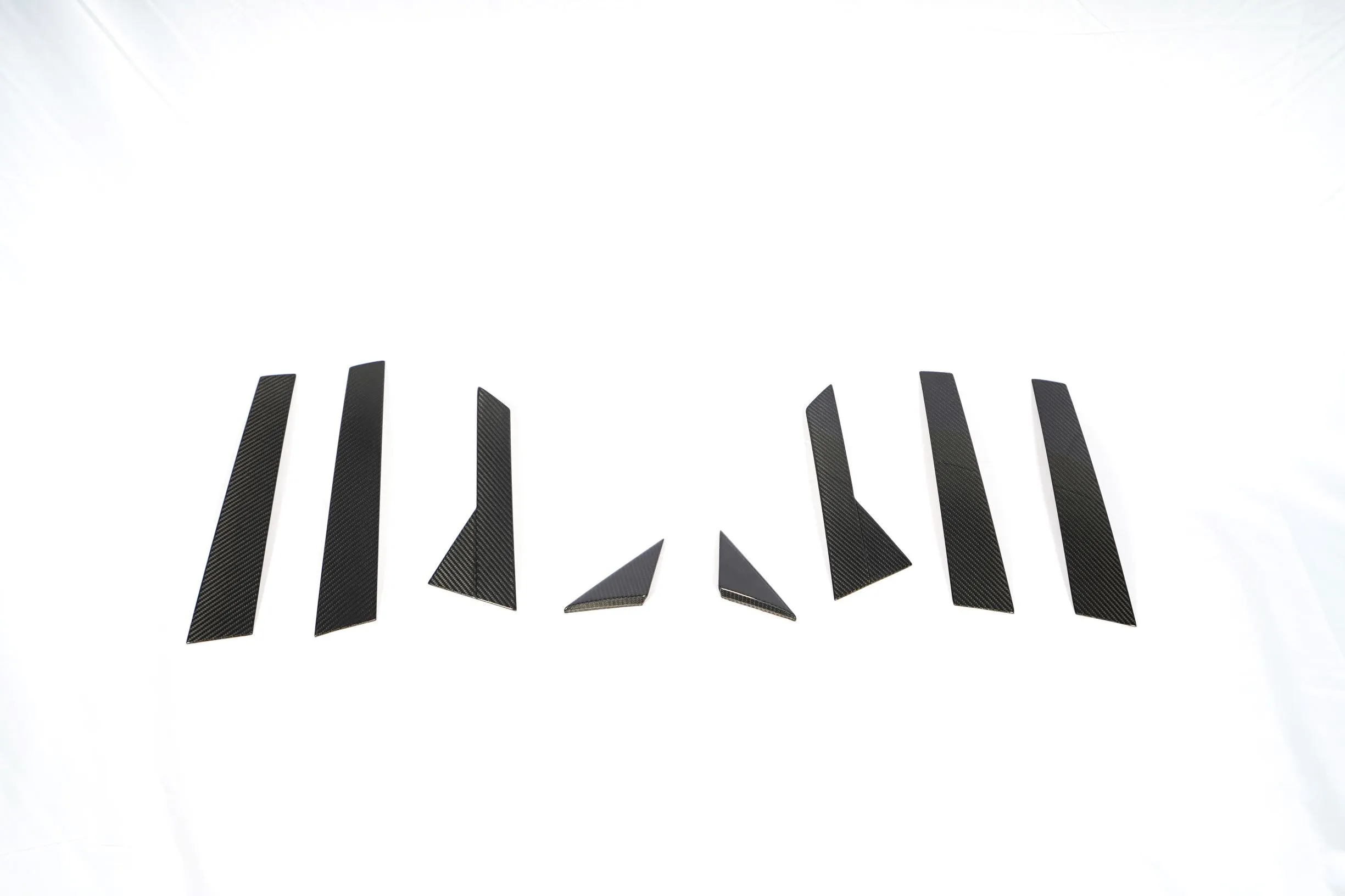 Karbel Carbon Dry Carbon Fiber Window Pillar Panel Trim Set for Audi S4 & A4 S Line 2020-ON B9.5