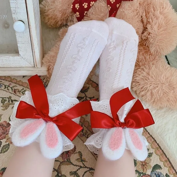 Lace Baby Bun Sockies