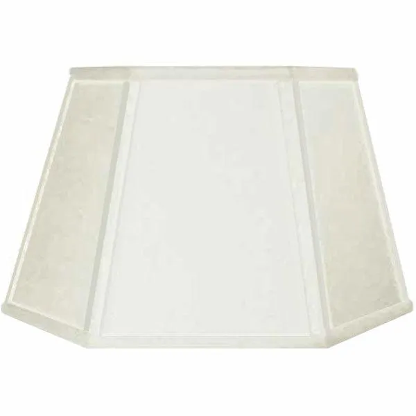 Large Linen Lamp Shades, White