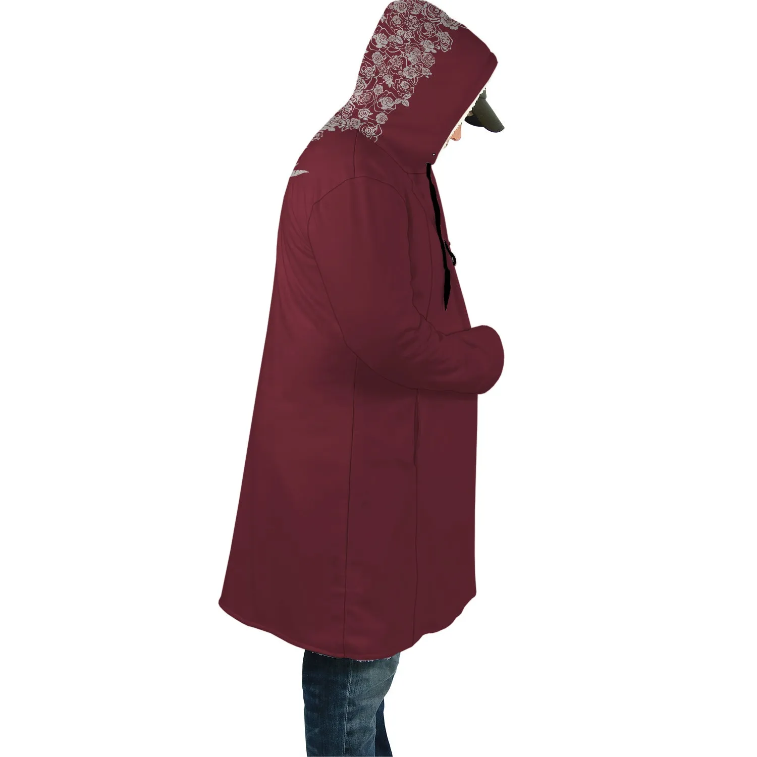 Lee's EXCELLENT Hooded Coat with Unicorn - Crimson [with bag]