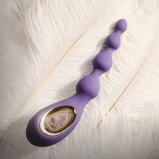 Lelo Soraya Beads Luxury Anal Massager Violet Dusk