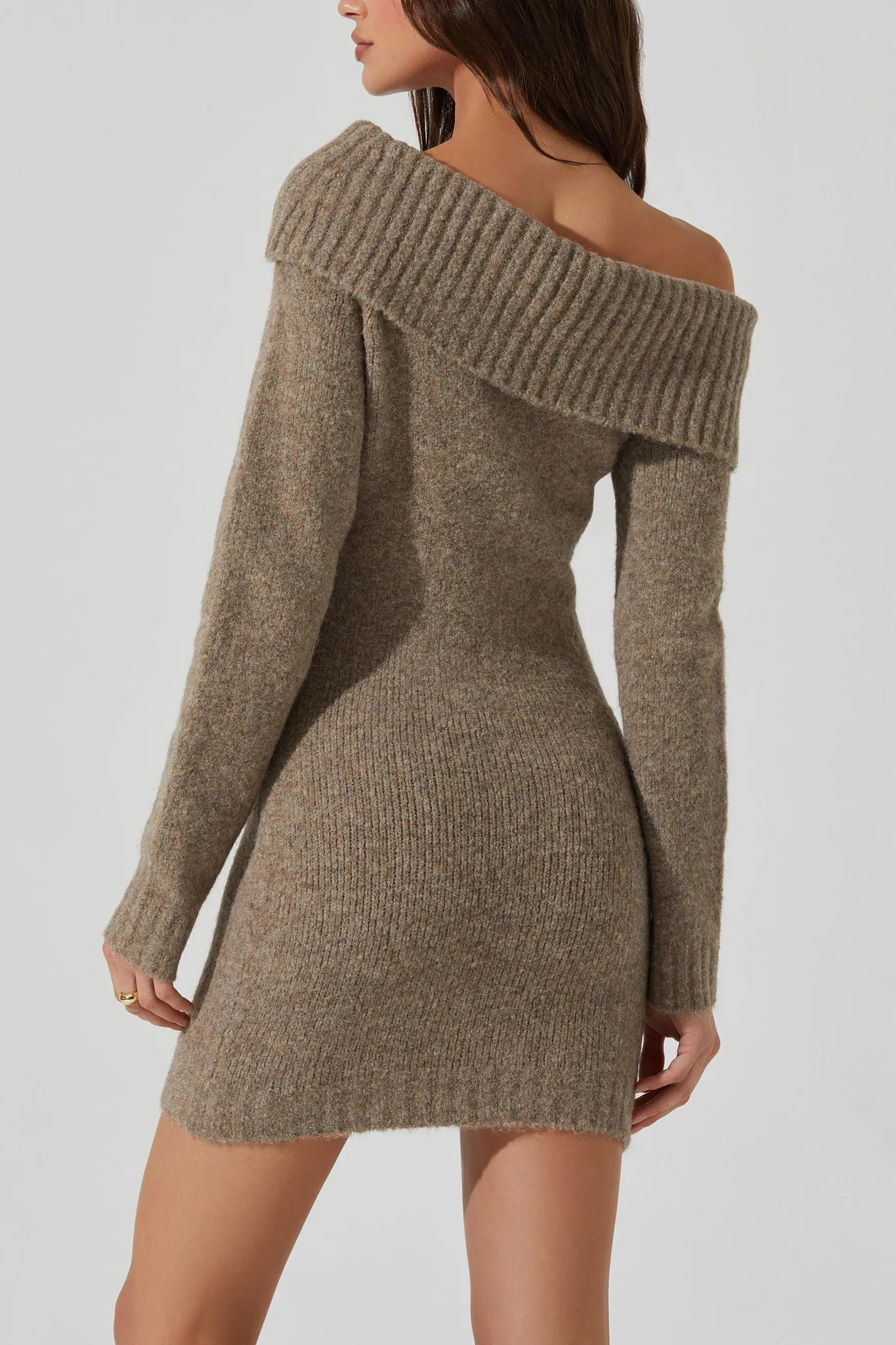 Leya sweater dress Taupe