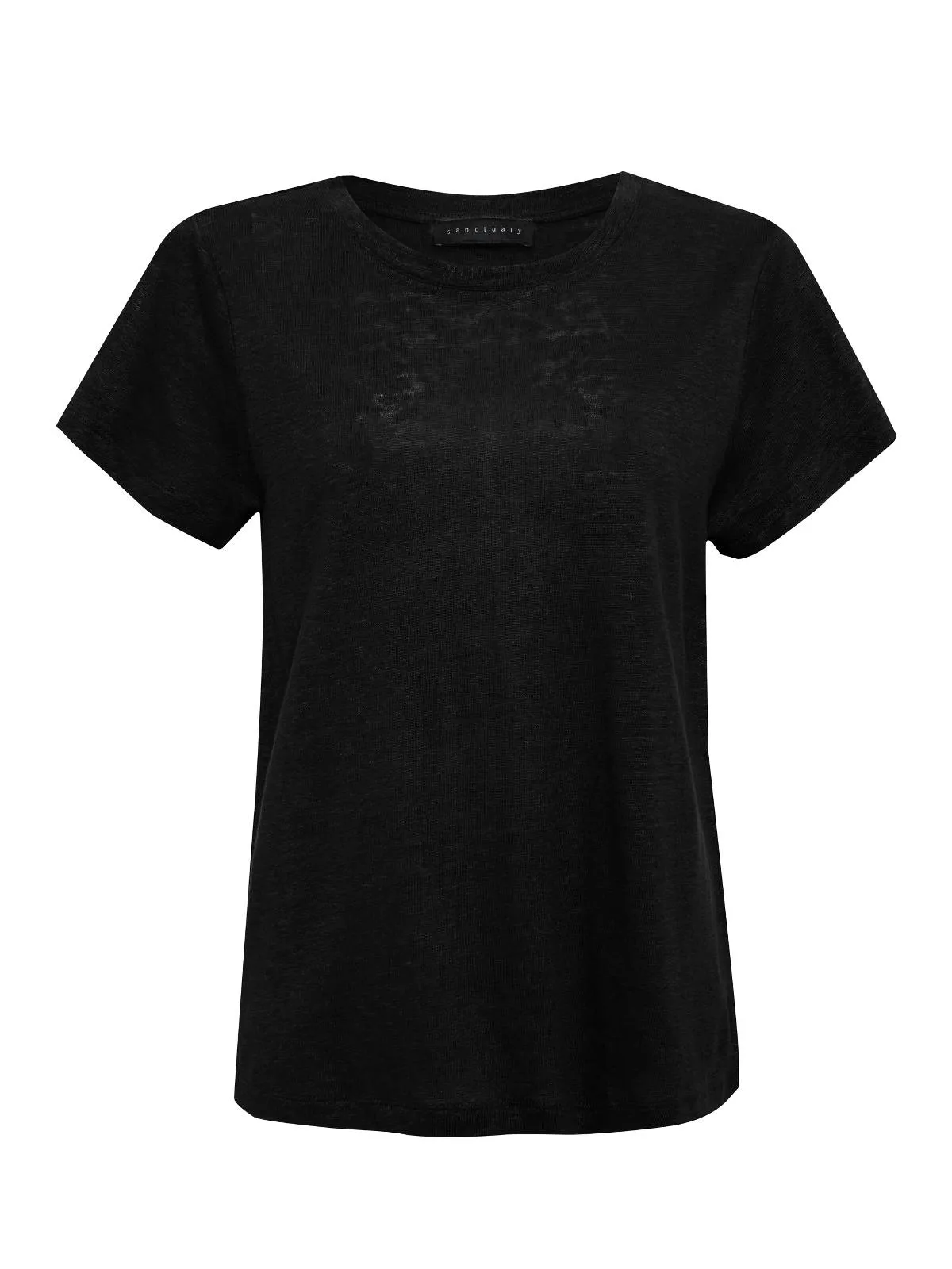 Linen Perfect Tee Black