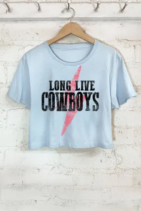 Long Live Cowboys Crop Tee