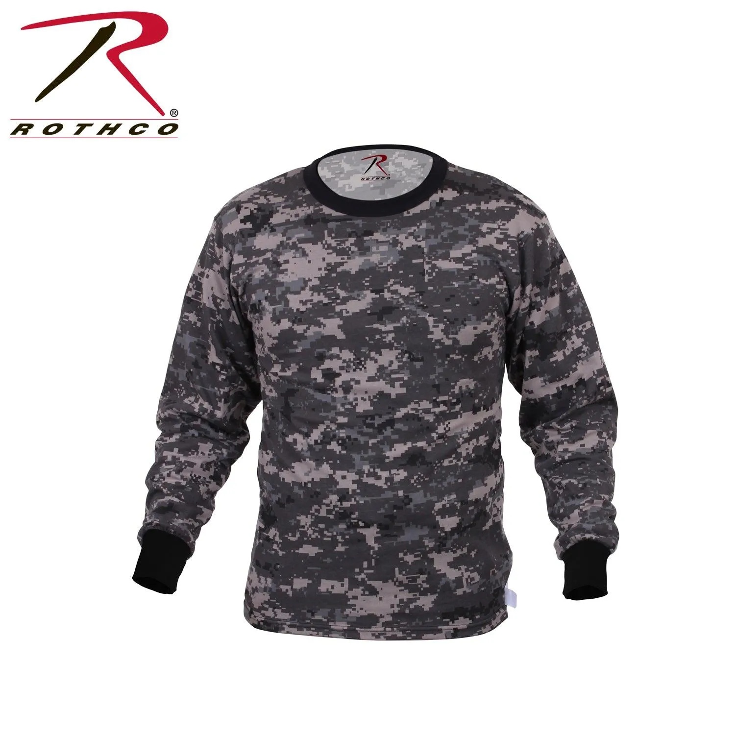 Long Sleeve Digital Camo T-Shirt