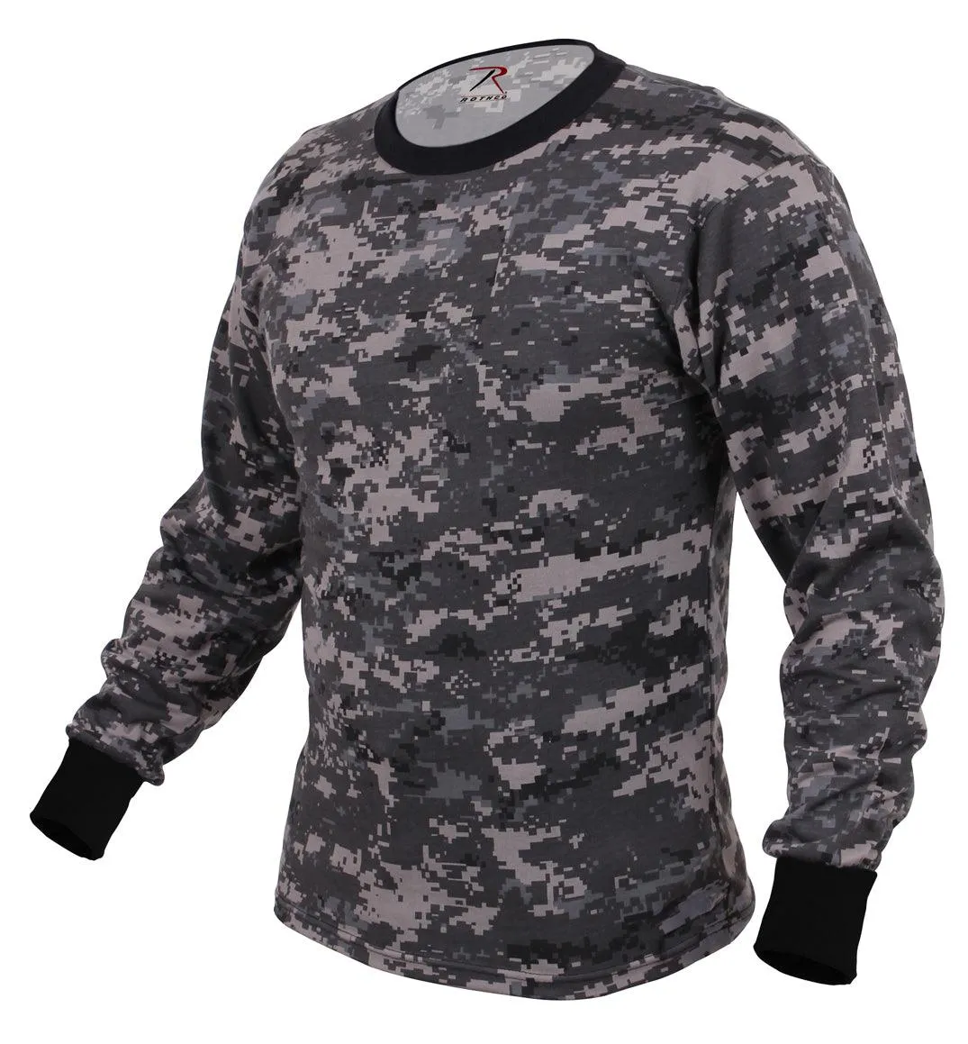 Long Sleeve Digital Camo T-Shirt