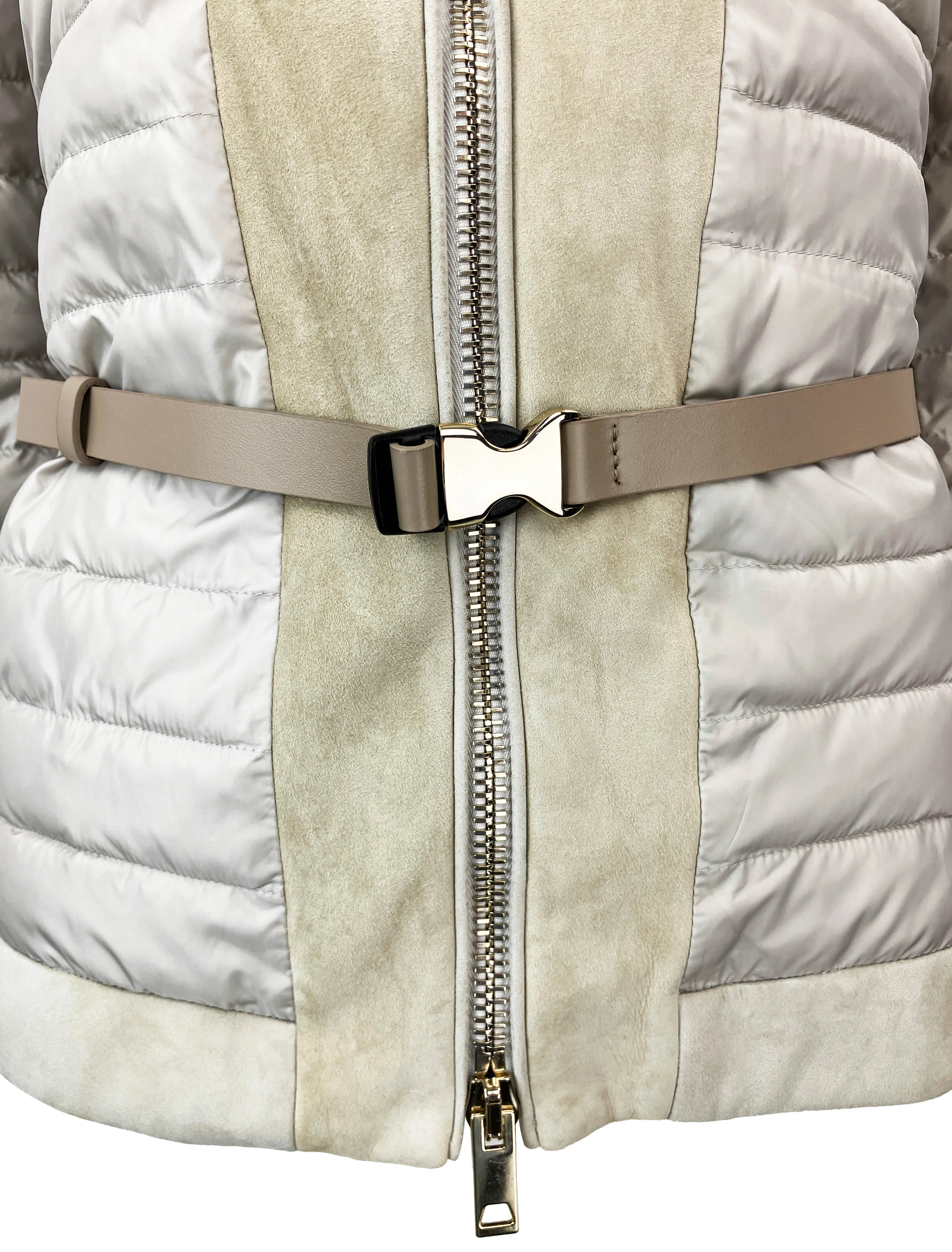 Lorena Antoniazzi Light Padded Jacket in Taupe