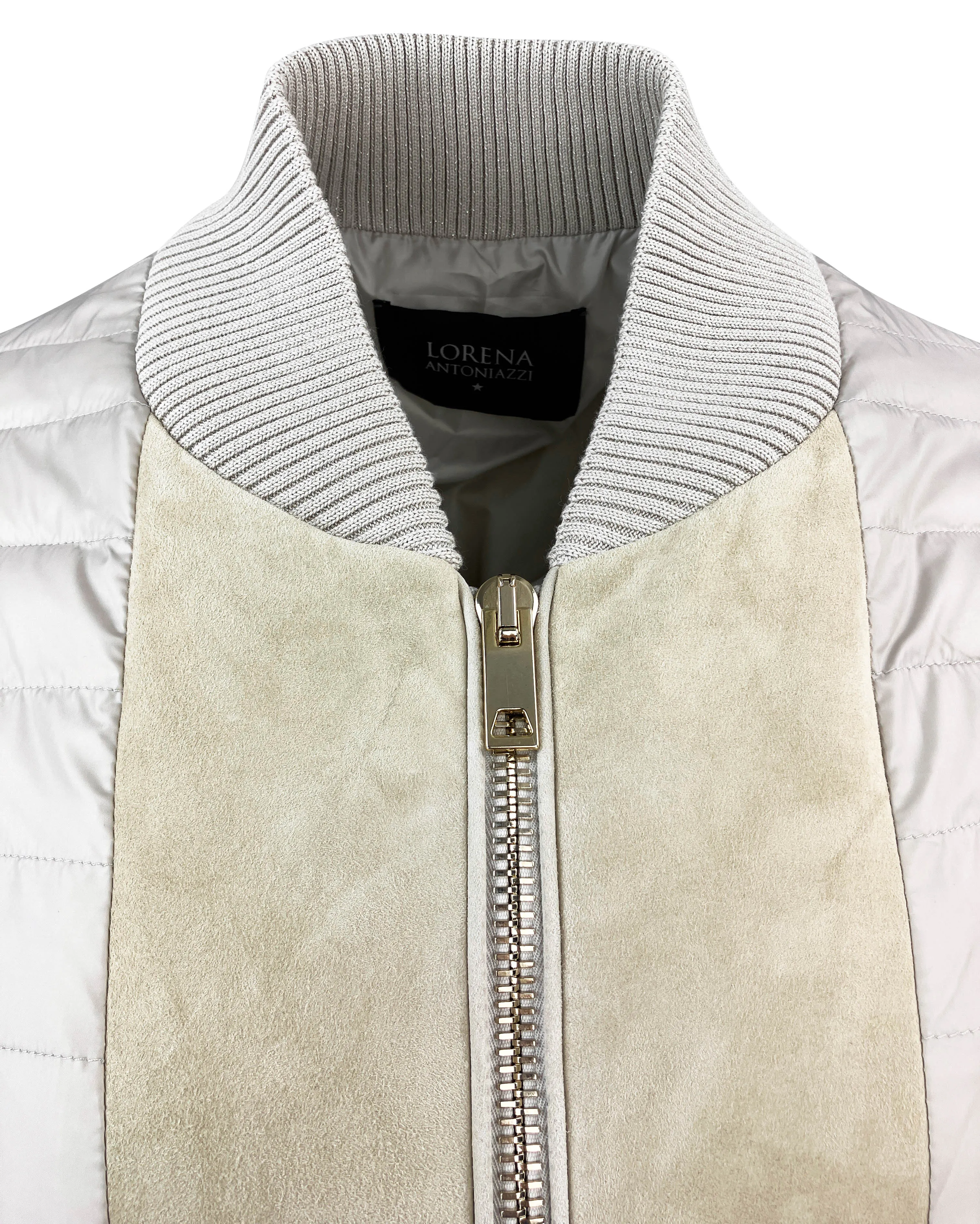 Lorena Antoniazzi Light Padded Jacket in Taupe