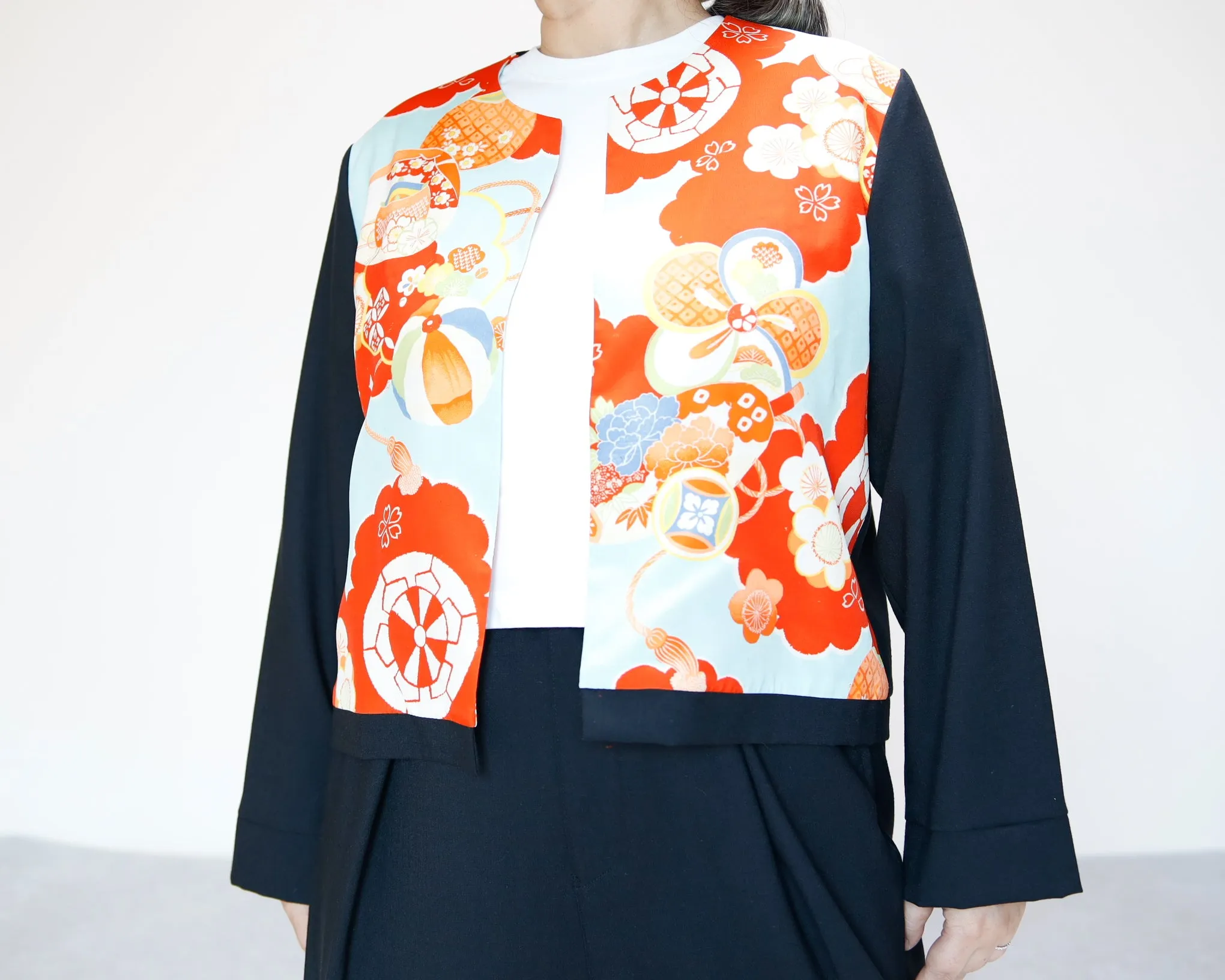 <J15K-013> KIMONO CREW NECK Jacket