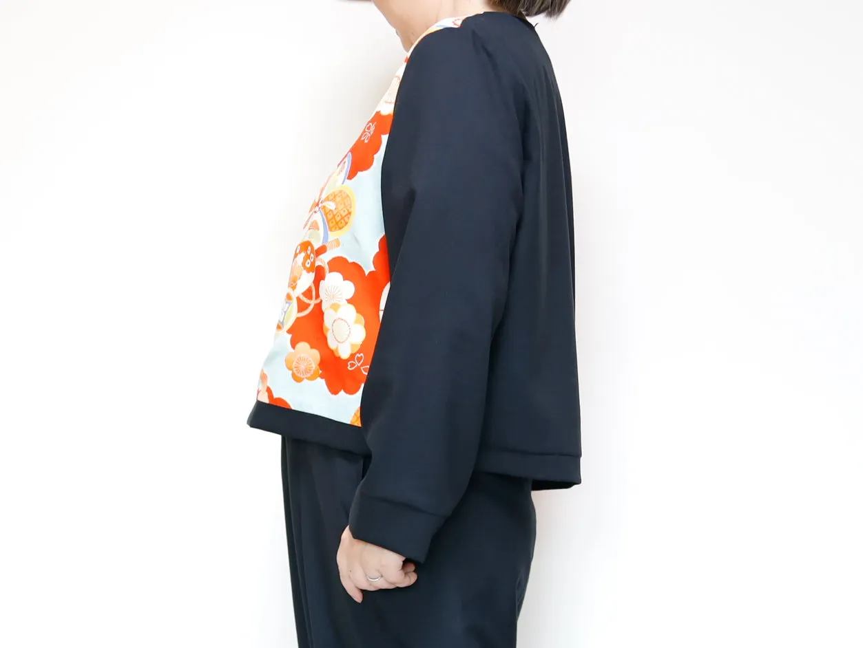 <J15K-013> KIMONO CREW NECK Jacket