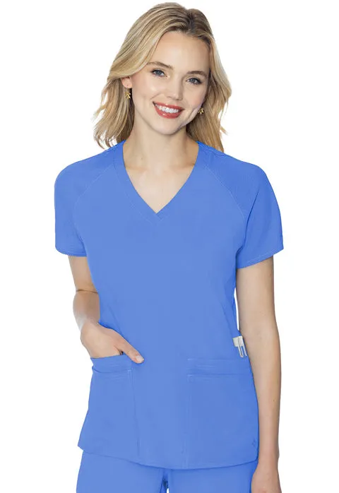 MC TOUCH Women's Raglan Sleeve Scrub Top - MC7425