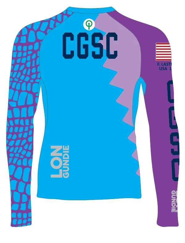 MEN TECH-TEE TOP LONG SLEEVE PURPLE | COCONUT GROVE SAILING CLUB - OPTI | PSNLZ'D