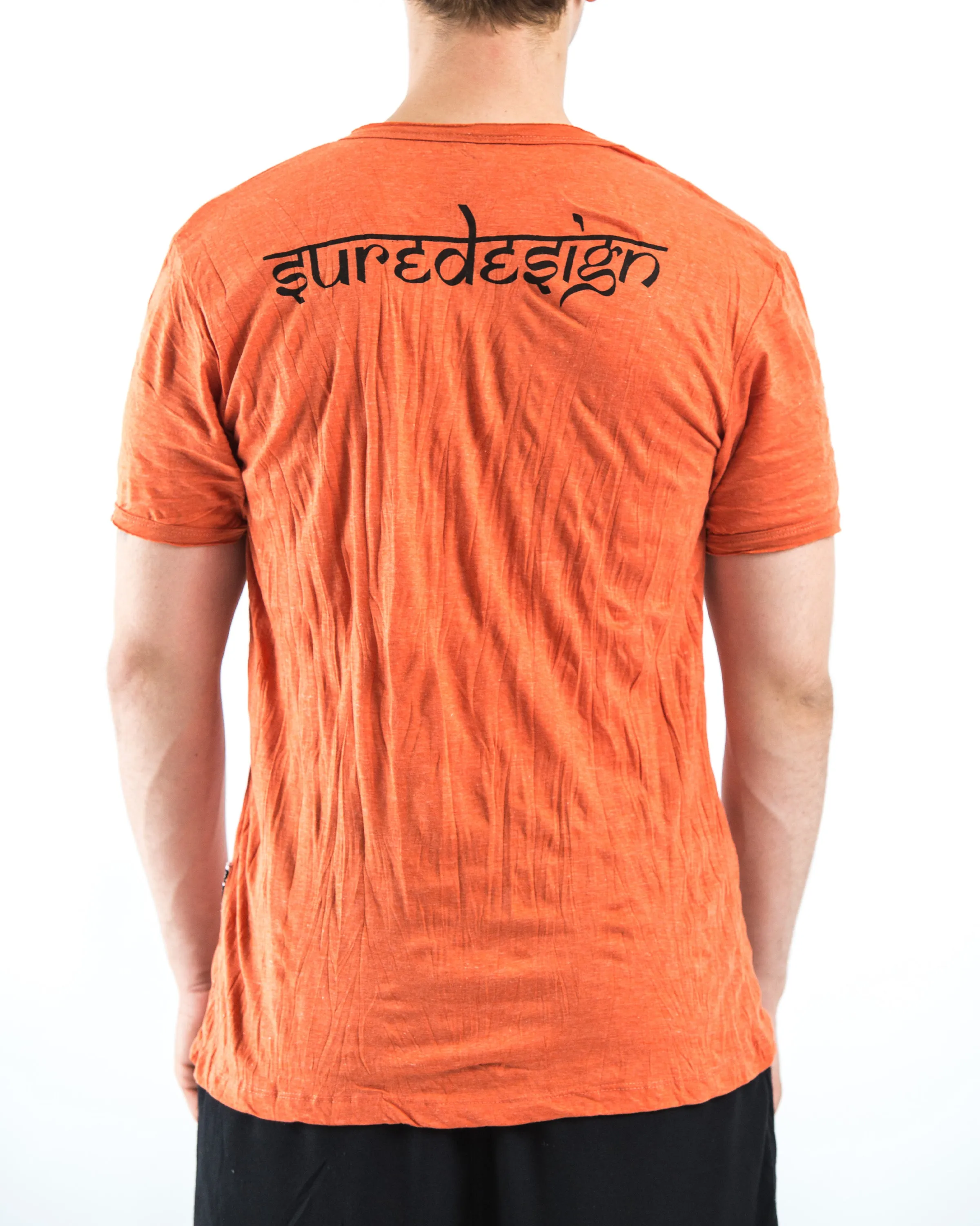 Mens Infinitee Om T-Shirt in Orange