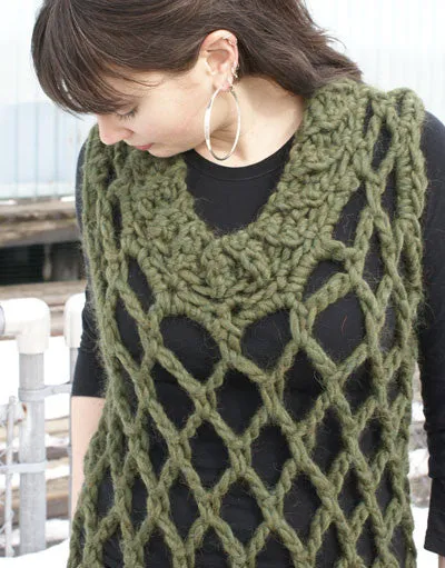 Mesh Dress Sample Sweater