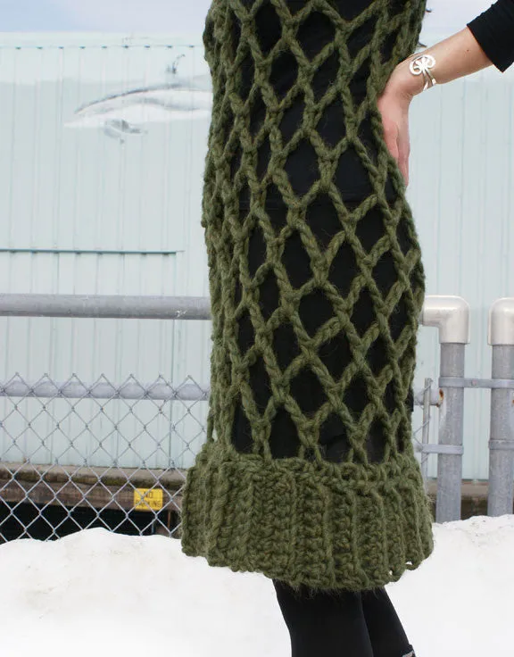 Mesh Dress Sample Sweater