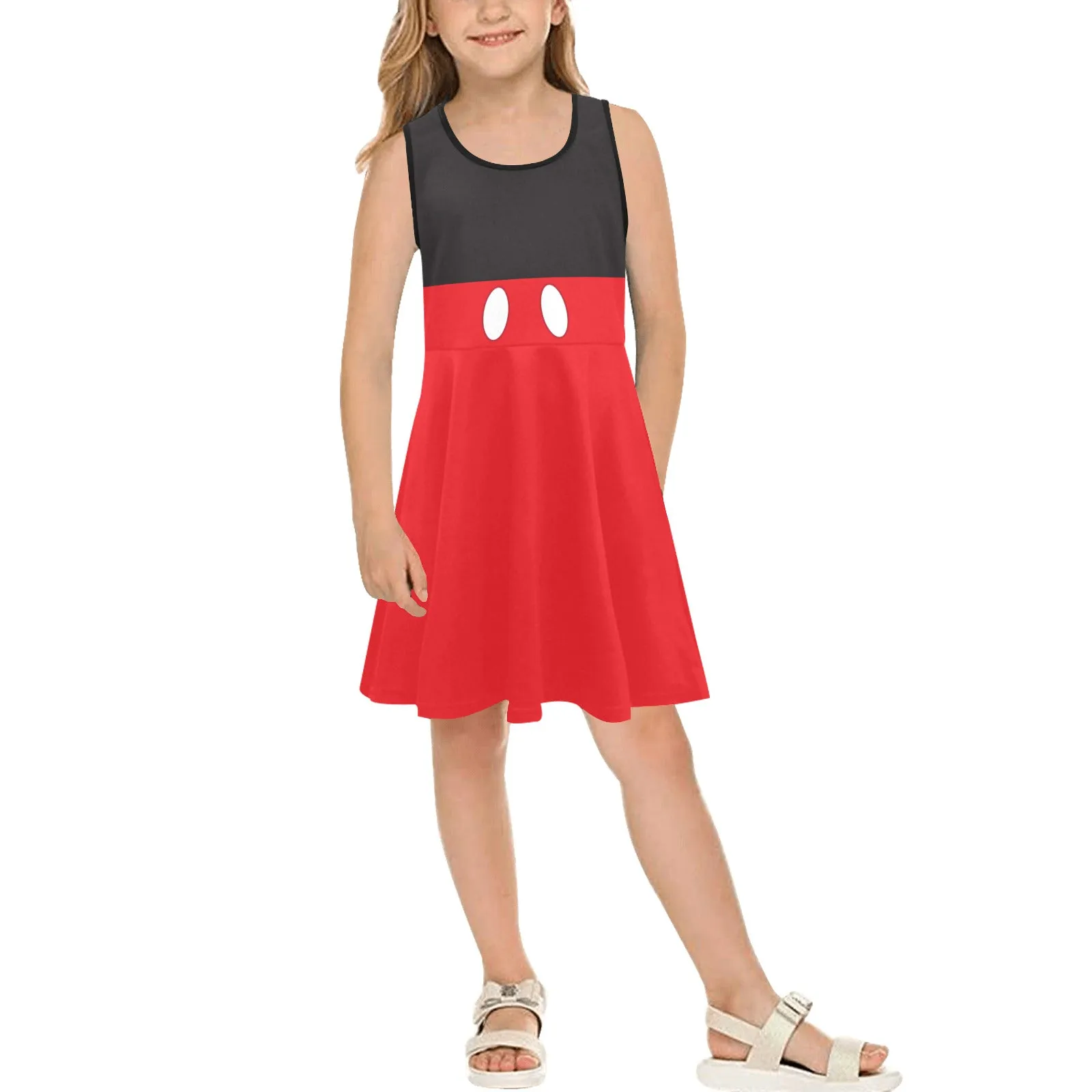 Mickey Girls' Sleeveless Character Sundress