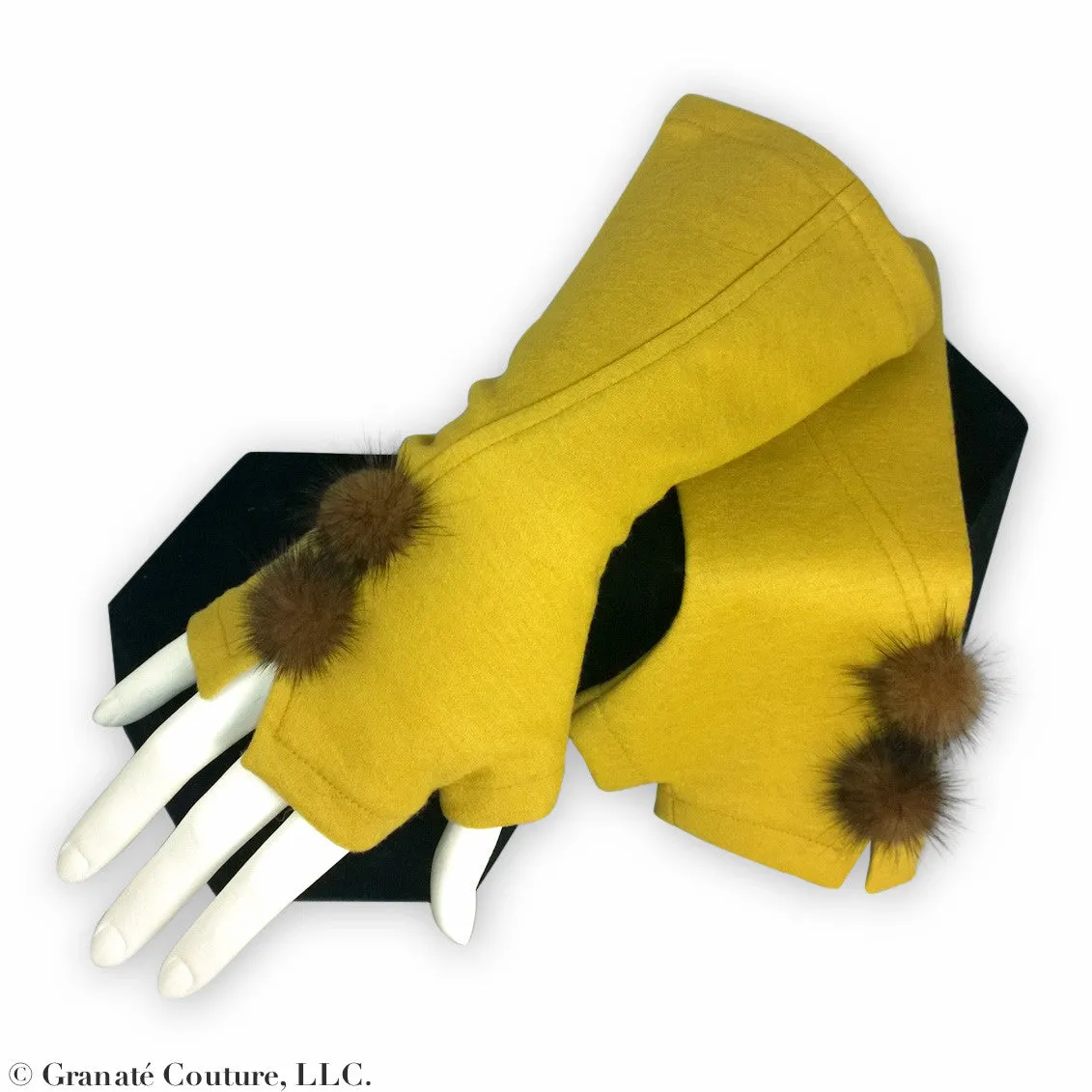 MINK FUR Gloves.  more colours