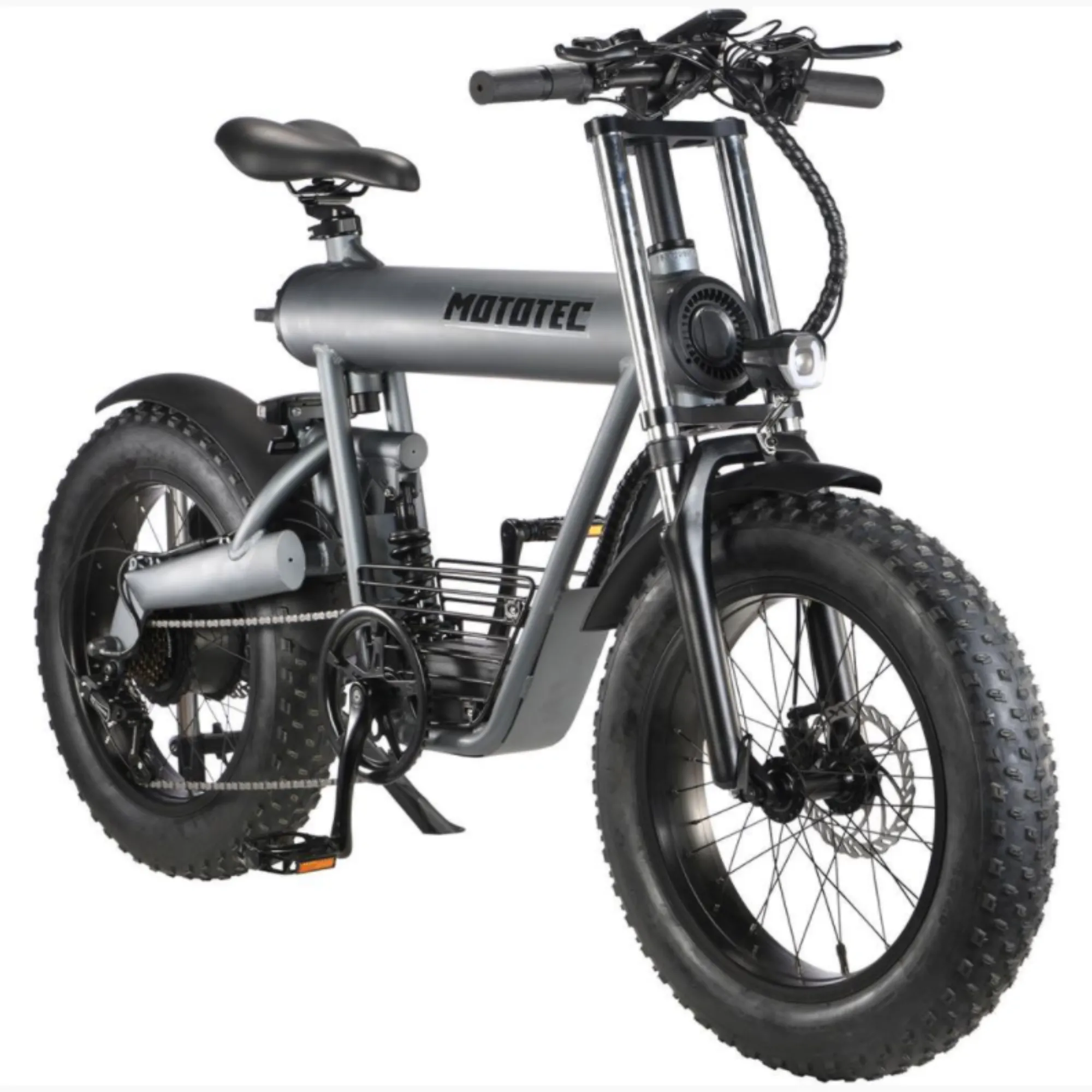 MotoTec 500W Roadster Fat Tire Electric Bike