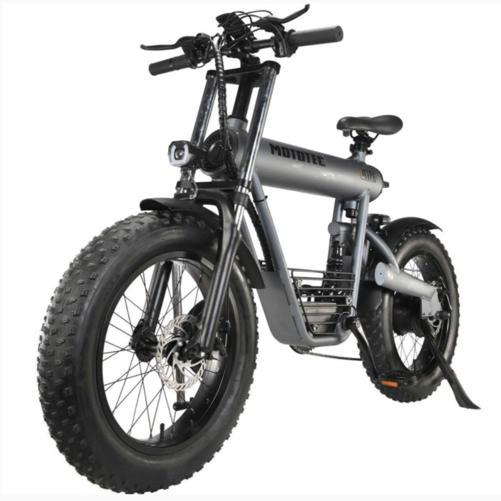 MotoTec 500W Roadster Fat Tire Electric Bike