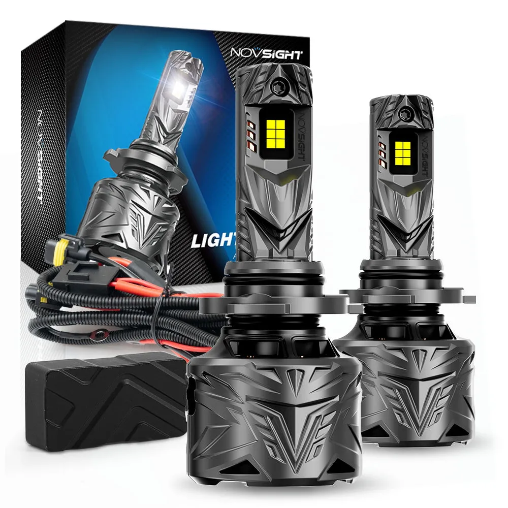 N70 Series | 9005 H11 Combo LED Bulbs Super Bright Headlights 240W 50000LM 6500K White | 4 Bulbs