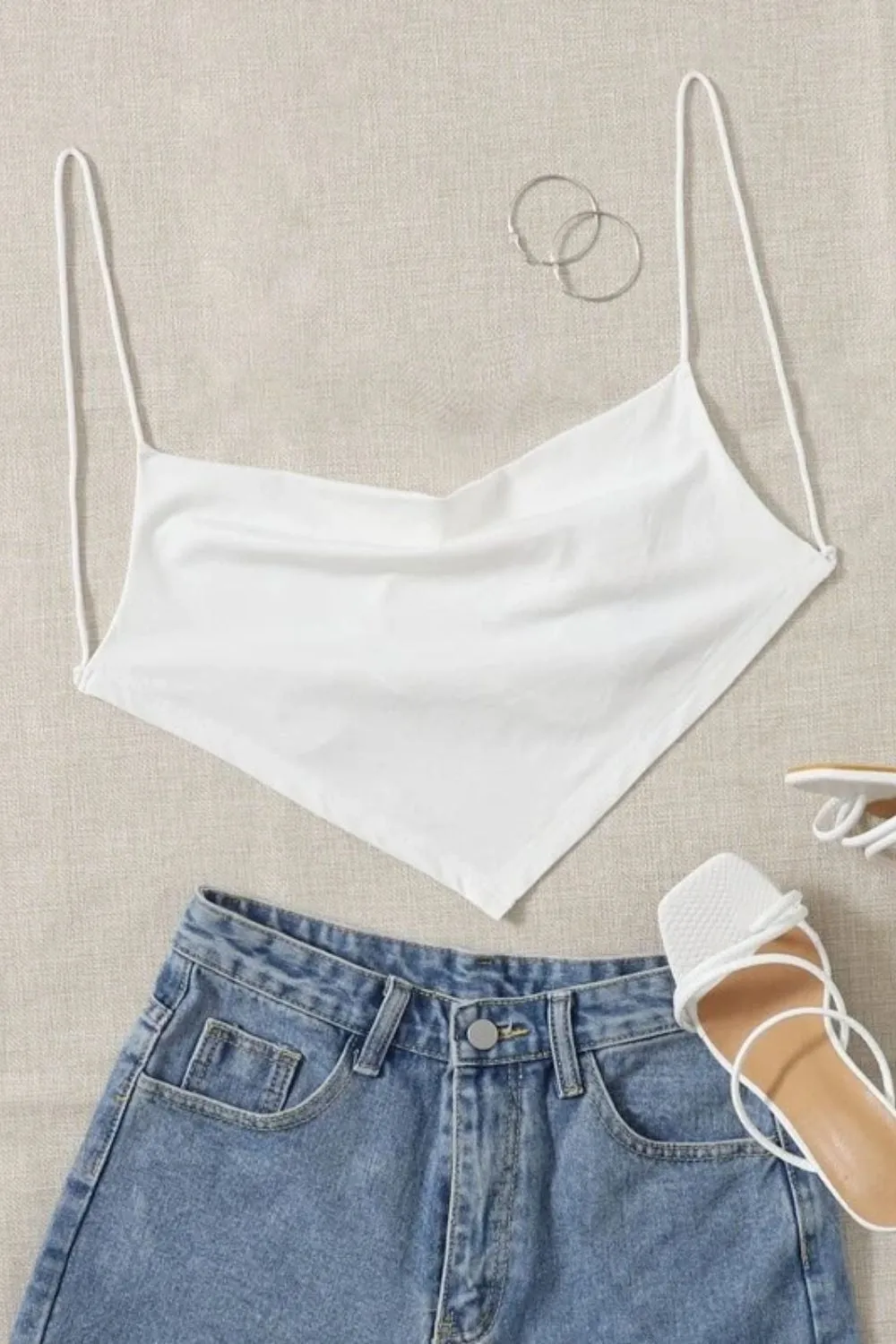 Next Level White Crop Top