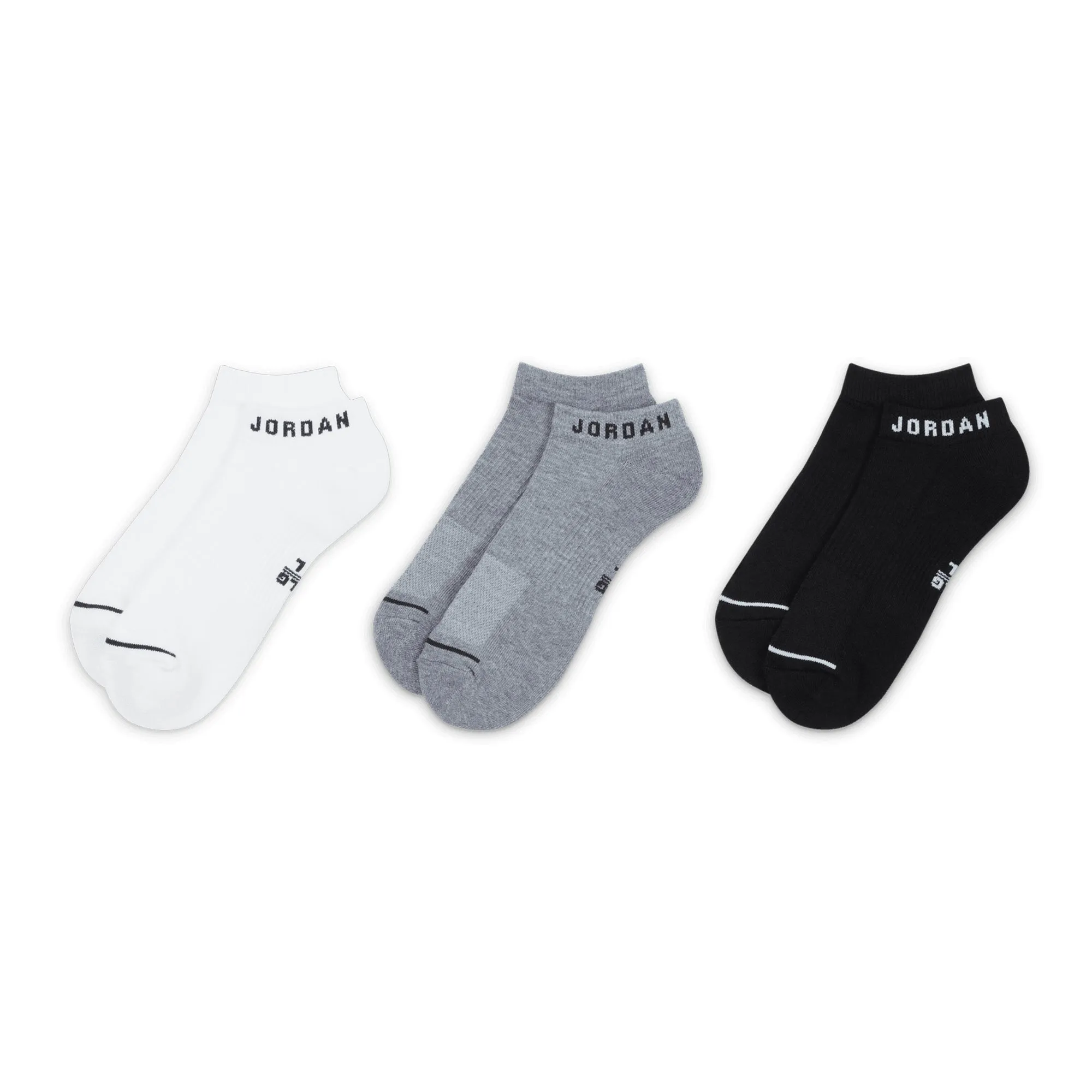 Nike Jordan Everyday No-Show Socks - 3 Pair