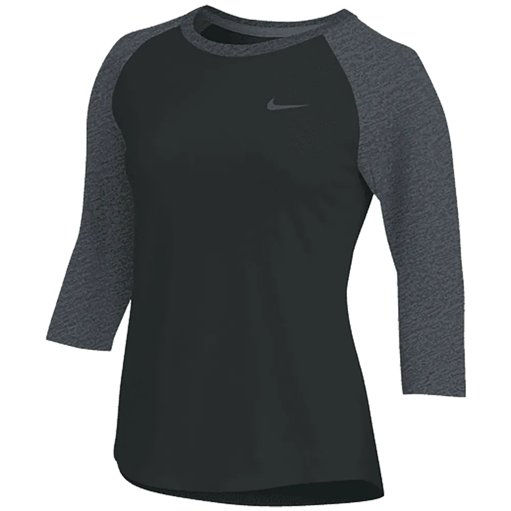 Nike Women's Dry 3/4 Sleeve Raglan Top