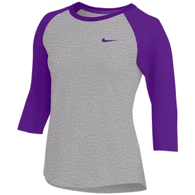 Nike Women's Dry 3/4 Sleeve Raglan Top